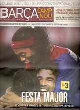oficial BARA CAMP NOU, n 18 FC BARCELONA vs BAYERN MUNCHEN, 22 d'agost 2006
