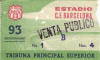 entrada partit FCB - BORUSSIA M. HOMENATGE SEGARRA