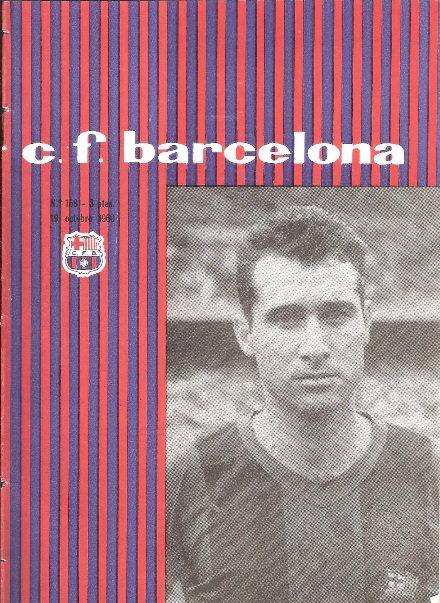 Programa FC Barcelona v Zagreb 1960